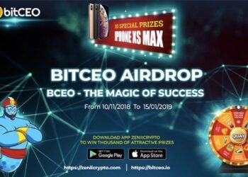 Tin tức coin – BITCEO tung chương trình Airdrop “khủng”, hấp dẫn với 50.000.00 token BCEO kèm 10 iPhone XS cho cộng đồng Crypto