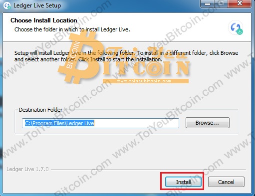 Cài đặt Ledger Live trên máy tính. Ảnh 3