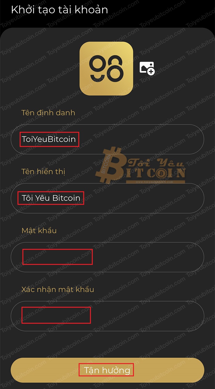 Cài đặt app Coin98 trên điện thoại. Ảnh 7