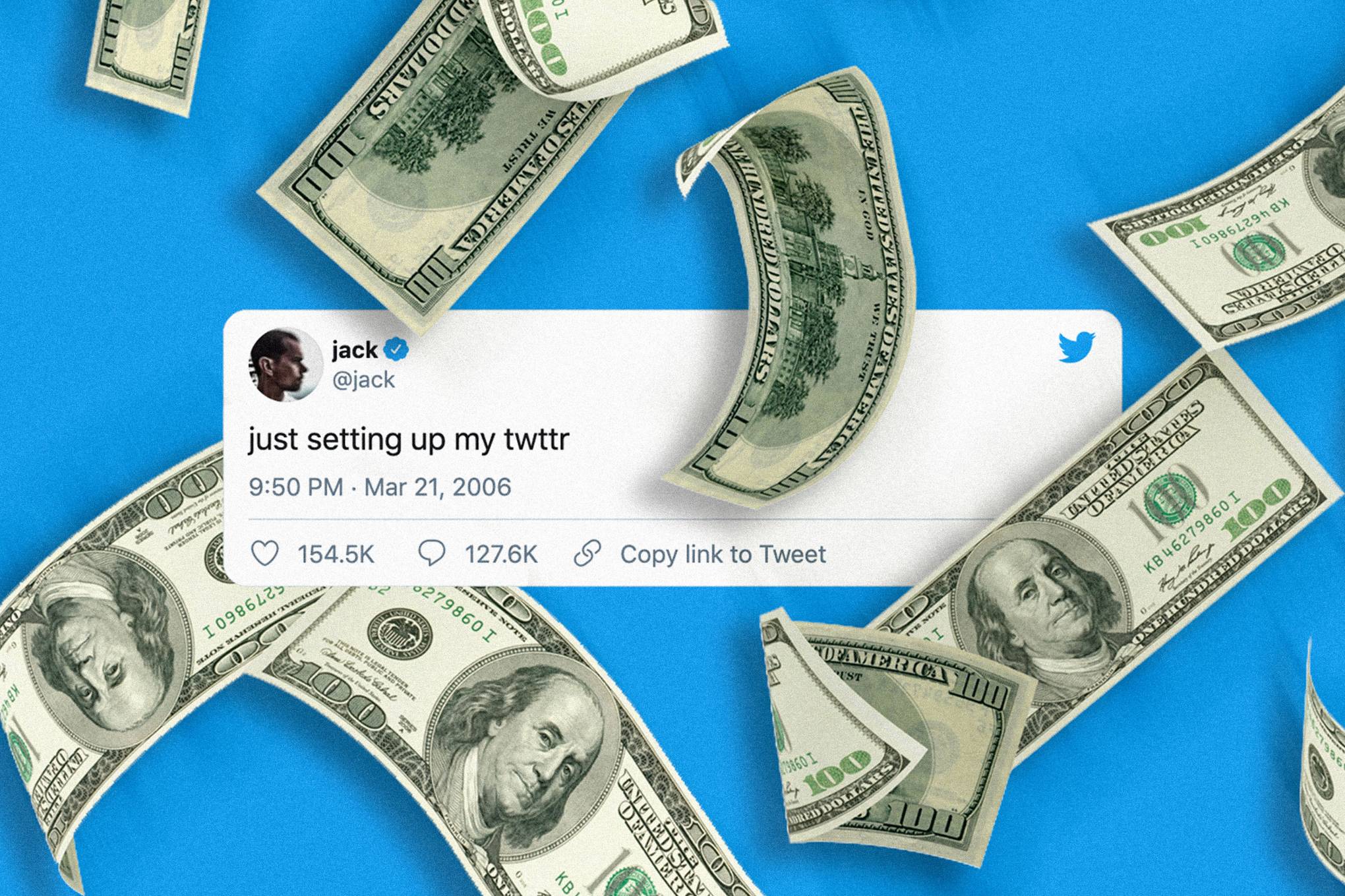 NFT dòng tweet đầu tiên của CEO Twitter được “chốt giá” 2,9 triệu USD