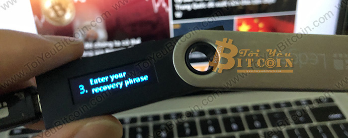 Cách khôi phục ví Ledger Nano S. Ảnh 7
