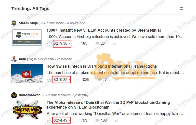 Kiếm tiền với Steemit. Ảnh 1