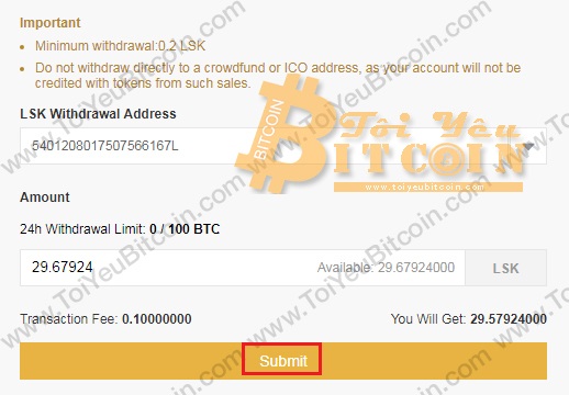 Nạp tiền vào ví Lisk Mobile. Ảnh 2