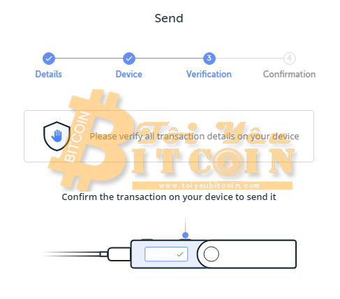 Rút tiền từ ví Ledger Nano S. Ảnh 3