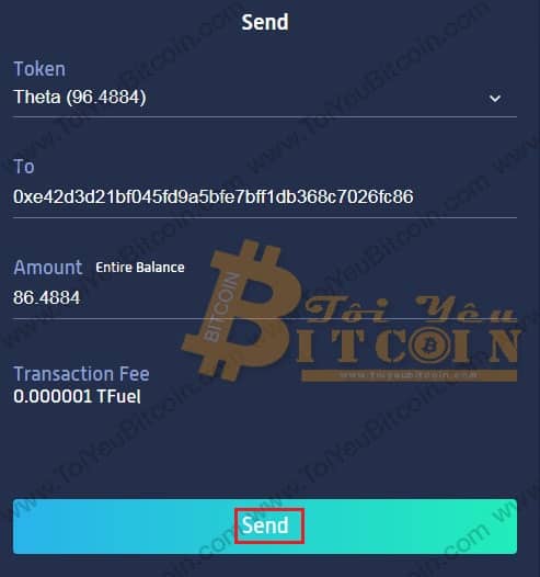 Cách rút tiền từ ví Theta. Ảnh 4