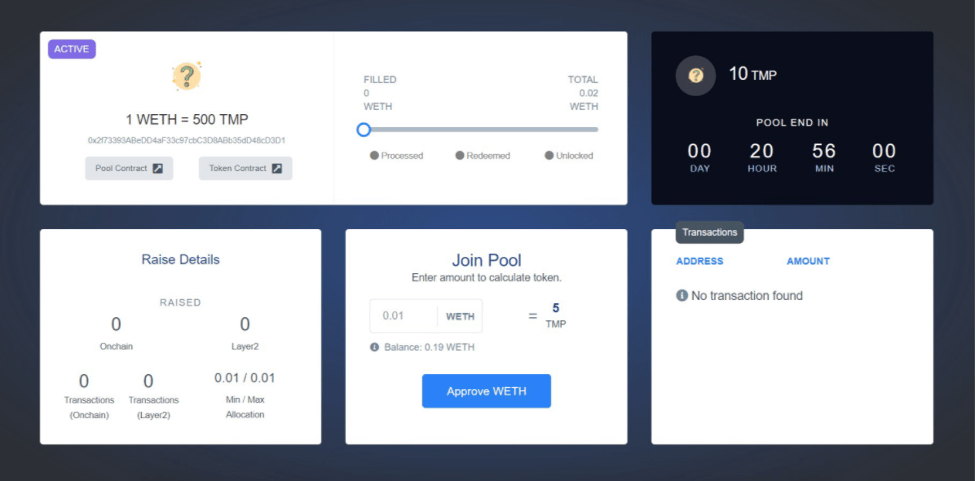 Cách thức tham gia IDO trên Falcon swap