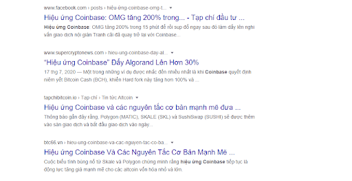 Hiệu ứng Coinbase làm tăng giá tiền điện tử