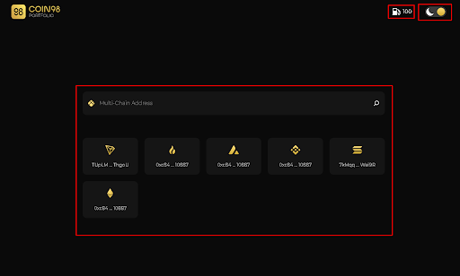 Hướng dẫn sử dụng Coin98 Portfolio