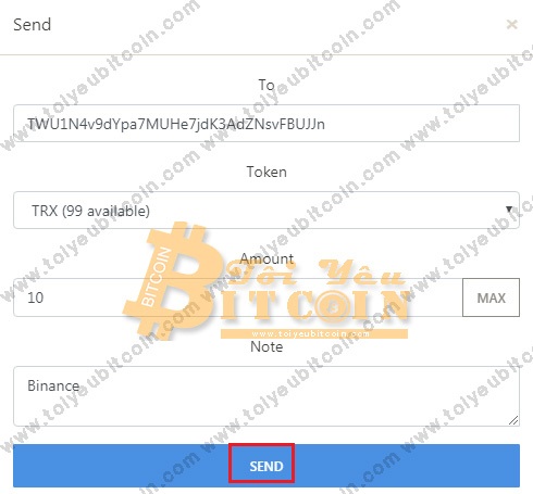 Rút TRX từ ví TRON Wallet. Ảnh 5