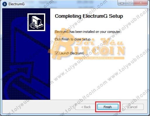 Cài đặt ví ElectrumG. Ảnh 5