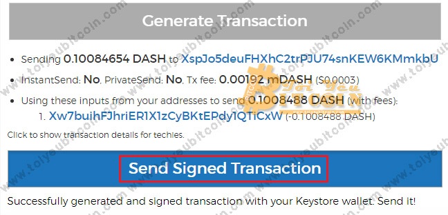 Rút tiền tư ví MyDashWallet. Ảnh 4