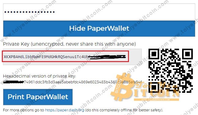Lấy Private key ví Dash. Ảnh 2