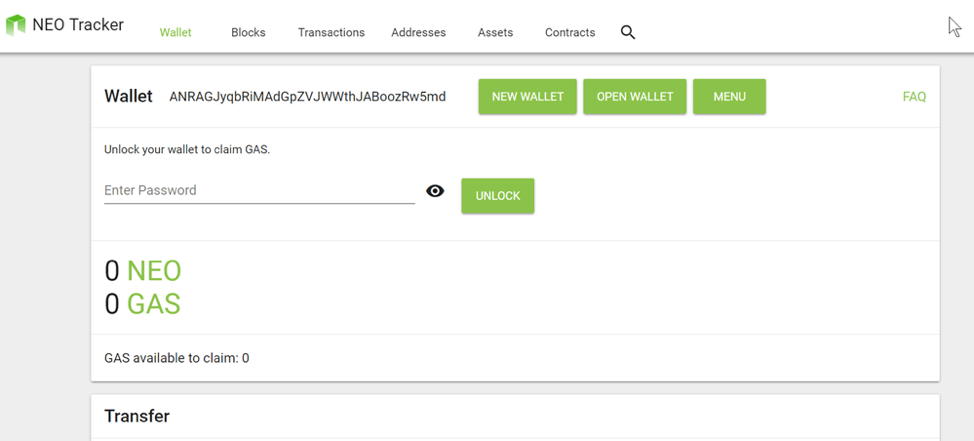 Web Wallet với NEO Tracker, NEO là gì