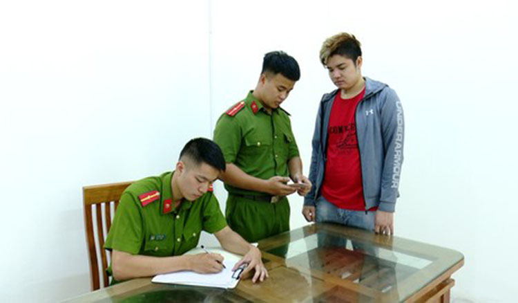 Lê Quốc Doanh tại cơ quan điều tra