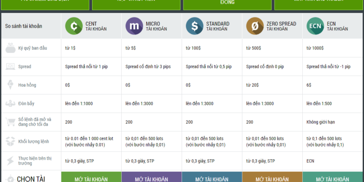 Kiến thức – Các loại tài khoản forex. Trader mới nên chọn tài khoản nào để giao dịch Forex hiệu quả nhất?