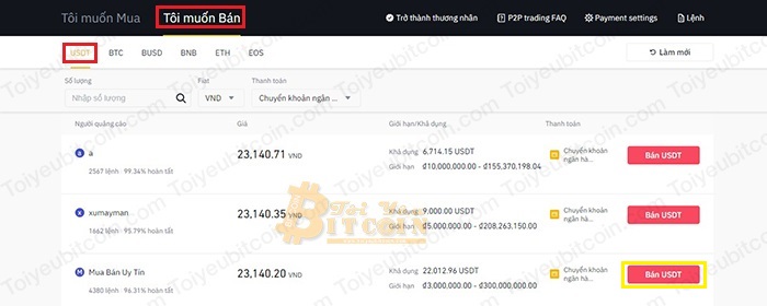 Cách sử dụng Binance P2P trên máy tính. Ảnh 14
