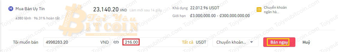 Cách sử dụng Binance P2P trên máy tính. Ảnh 15