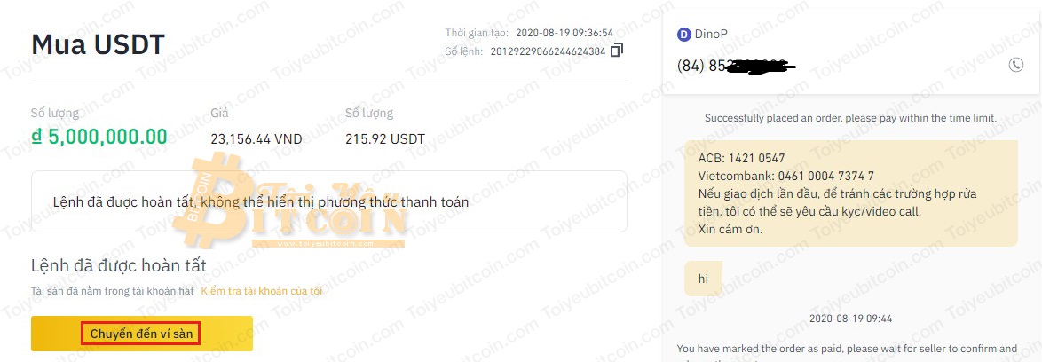 Cách sử dụng Binance P2P trên máy tính. Ảnh 6