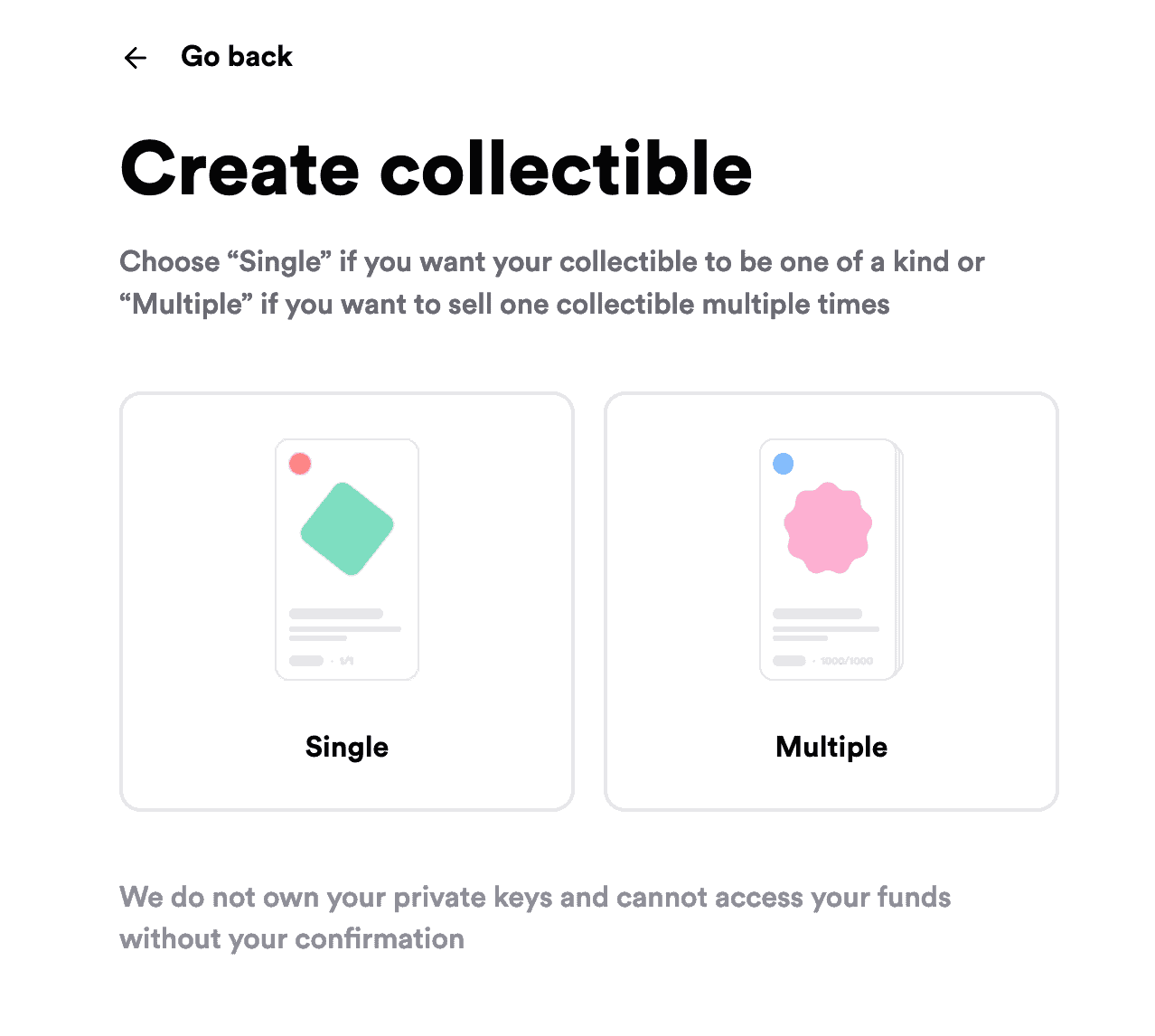 Create collectible