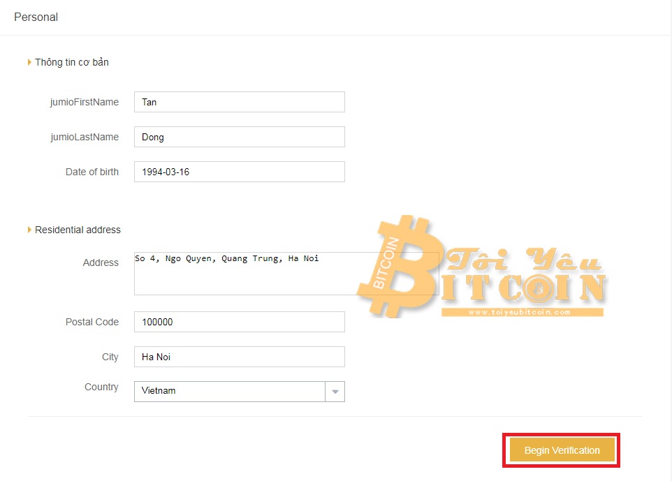 Xác minh tài khoản Binance. Ảnh 3