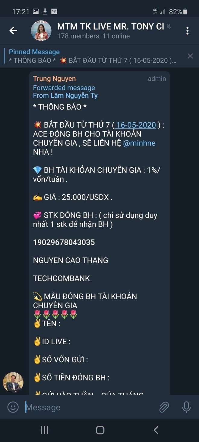 Những người đứng đầu đề nghị nhà đầu tư đóng “tiền bảo hiểm” để được giao dịch “tiền ảo”