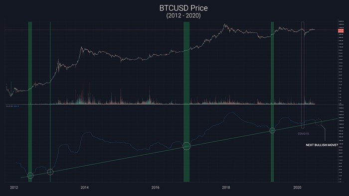 Mô hình giá Bitcoin mới. Nguồn: Willy Woo