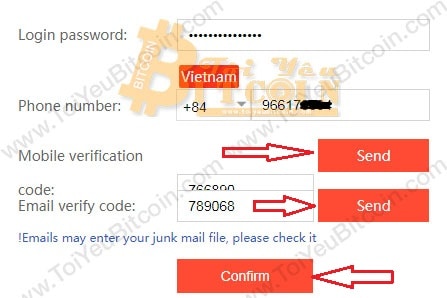 Cách xác minh SĐT với sàn Bilaxy. Ảnh 2