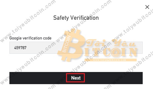 Bảo mật tài khoản BitForex. Ảnh 6