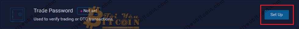Đặt mật khẩu rút tiền trên BitZ. Ảnh 1
