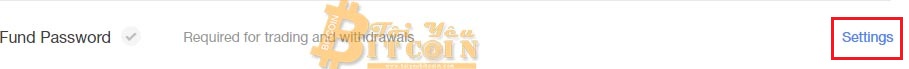 Thiết lập Fund password trên sàn CoinAll. Ảnh 1