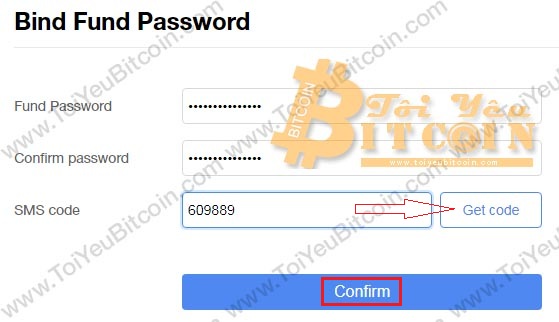 Thiết lập Fund password trên sàn CoinAll. Ảnh 2