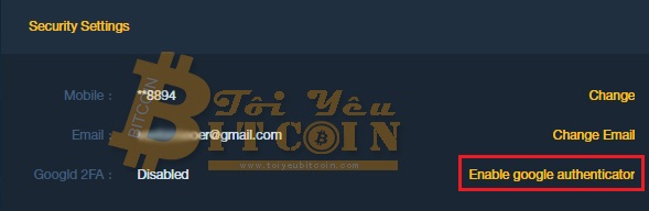 Bảo mật 2FA trên sàn Coineal. Ảnh 1
