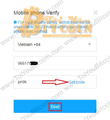 Xác minh sđt với sàn Fatbtc. Ảnh 3