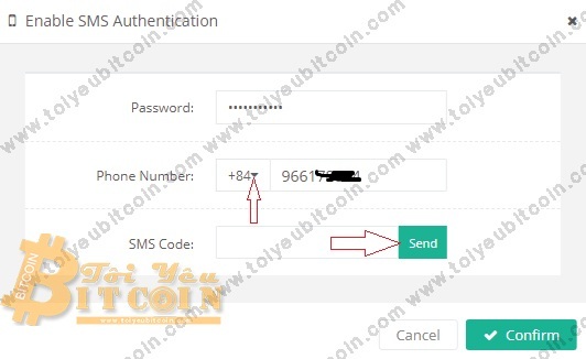 Xác minh SĐT với Hotbit. Ảnh 2