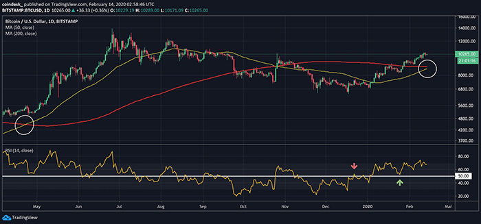 Đồ thị nến ngày của Bitcoin, dữ liệu tham chiếu từ sàn Bitstamp