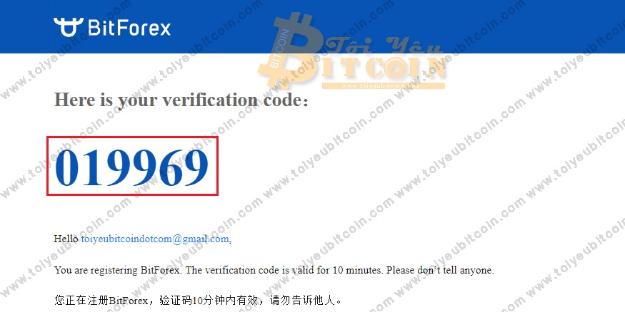 Đăng ký tạo tài khoản BitForex. Ảnh 4