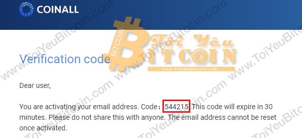 Các đăng ký tạo tài khoản CoinAll. Ảnh 2