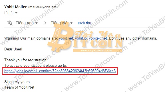 Đăng ký tạo tài khoản Yobit. Ảnh 3