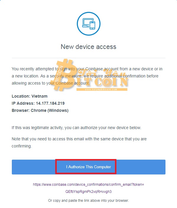 Đăng nhập vào Coinbase. Ảnh 4