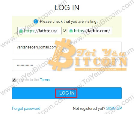 Cách đăng nhập vào sàn Fatbtc. Ảnh 2
