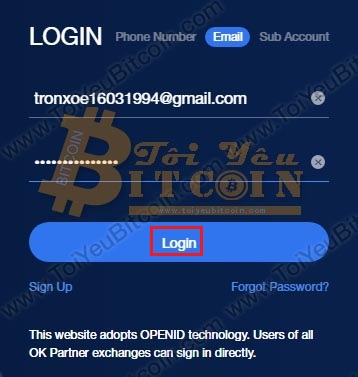 Cách đăng nhập vào sàn CoinAll. Ảnh 2