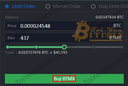 Cách trade coin trên sàn BitMax. Ảnh 3