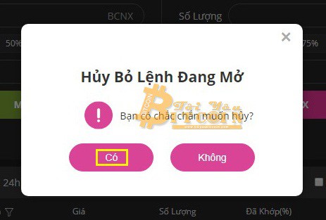 Cách trade coin trên sàn Bcnex. Ảnh 6