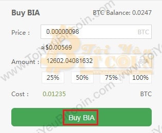 Cách trade coin trên sàn Bilaxy. Ảnh 3