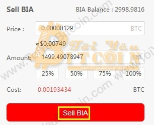 Cách trade coin trên sàn Bilaxy. Ảnh 5