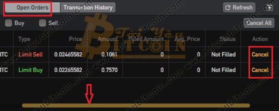 Cách trade coin trên sàn BitForex. Ảnh 7