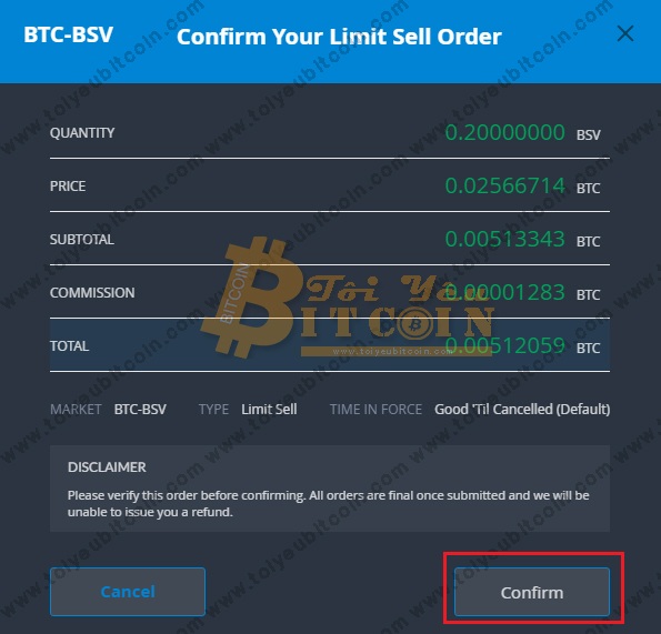 Cách trade coin trên sàn Bittrex. Ảnh 6