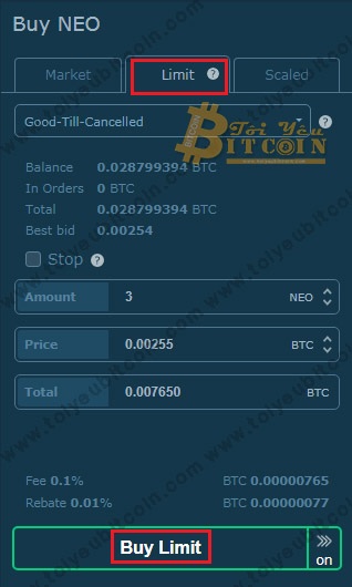 Mua bán Coin trên HitBTC. Ảnh 6