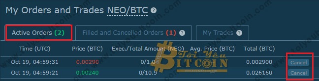 Mua bán Coin trên HitBTC. Ảnh 8
