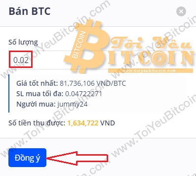 Cách bán coin trên Aliniex. Ảnh 2